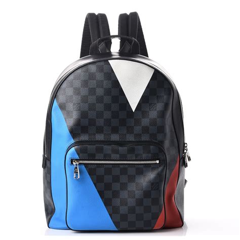 louis vuitton damier cobalt backpack|louis vuitton denim backpack.